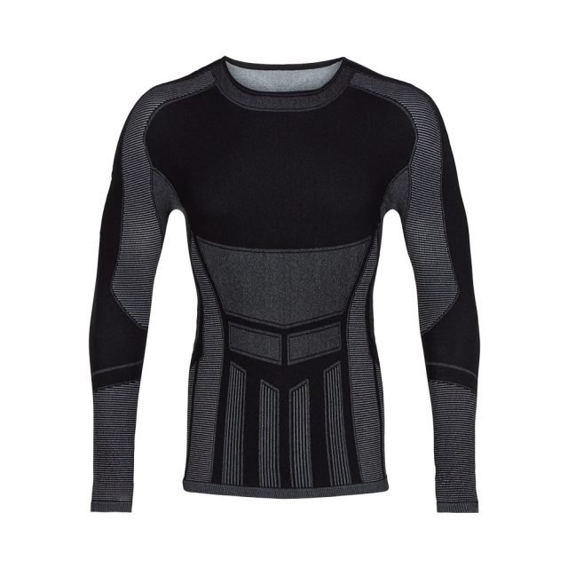 Men's Warm Long Sleeved Crew Neck Base Layer