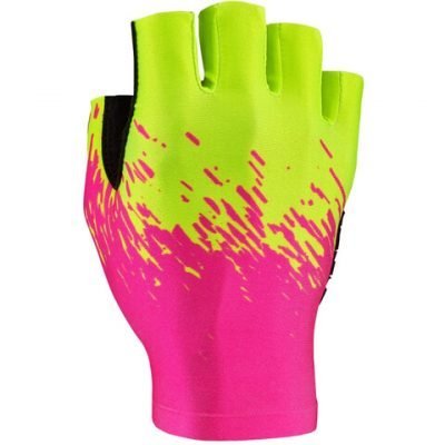 Supacaz Neon Pink/Neon Yellow Gloves Large