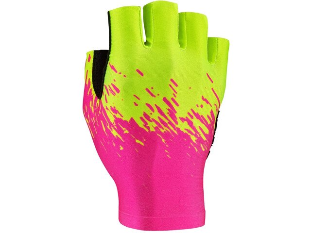 Supacaz Neon Pink/Neon Yellow Gloves Large